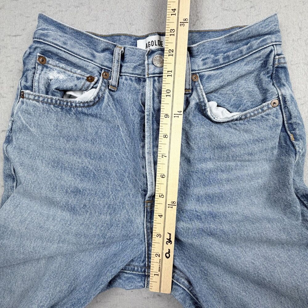 AGOLDE Light Wash Straight Leg Jeans - Picture 7 of 10